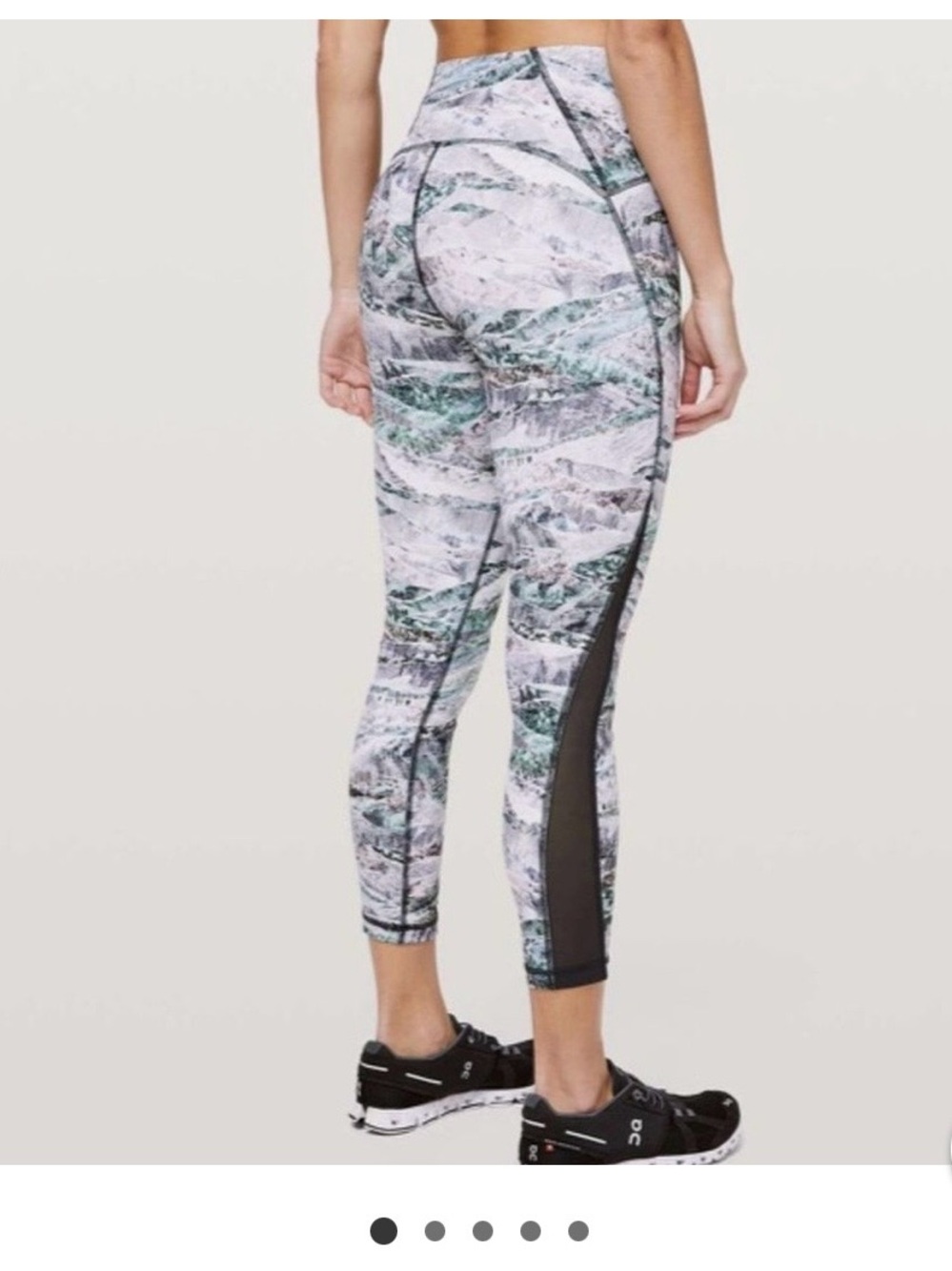 lululemon athletica train times  High-Rise Leggings with Obsidian Mesh